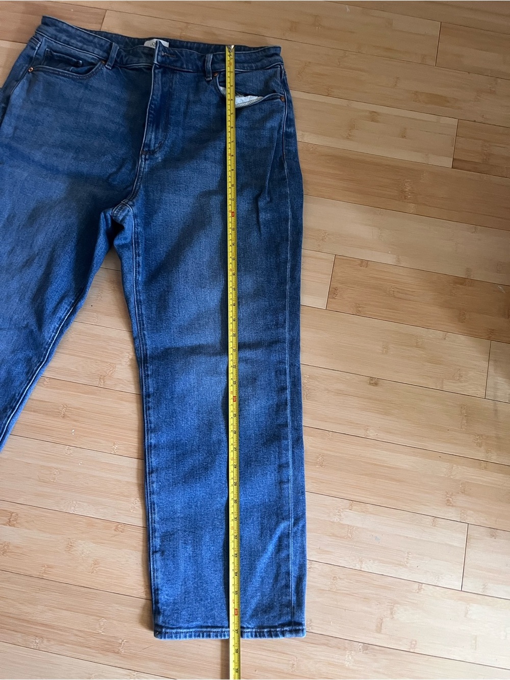 LOFT Curvy High Rise Straight Jeans Women’s Size 14 Medium Wash Denim
